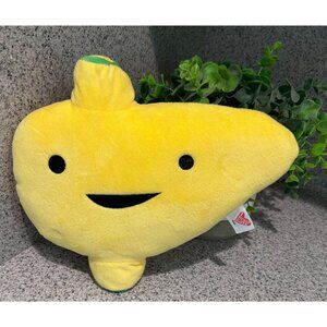 Yellow Plush Liver Shaped Pillow By I Heart Guts Anatomy Toy